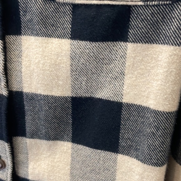 Size S Roots beige & black women’s cotton flannel - Picture 4 of 4